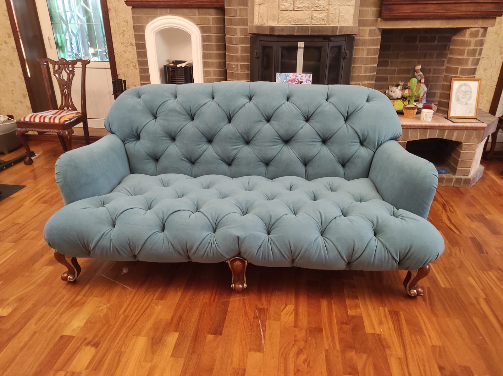 Обивка дивана. Серебряные Пруды